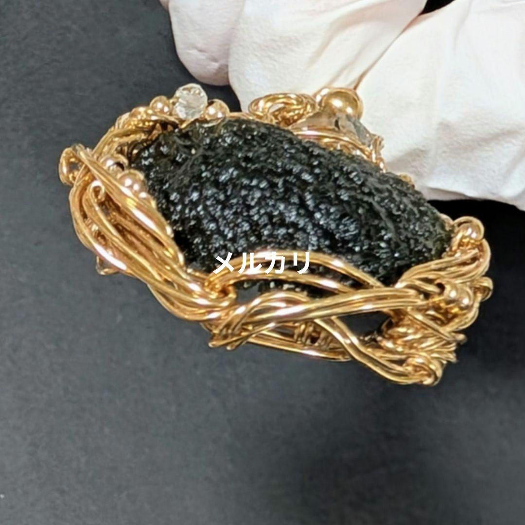 【鑑別書つき】天然モルダバイト ペンダントトップ