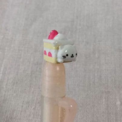 d*2様 ボールペン５本セット＋定規　にゃんにゃんにゃんこ　当時物　平成女児