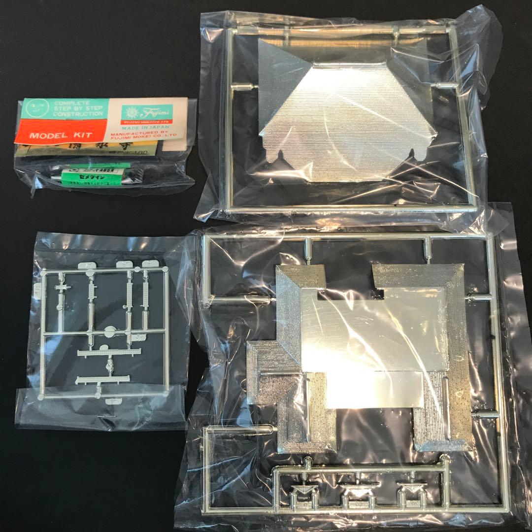 【未組立】フジミ　1/400 国宝　清水寺舞台　ゴールド　プラモデル　建築物