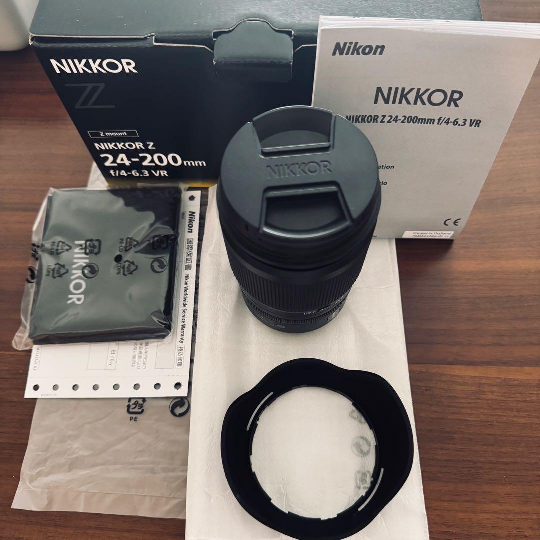 【美品】NIKKOR Z 24-200mm f/4-6.3 VR フィルター付き
