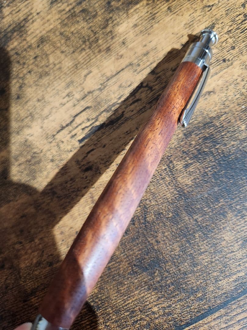 工房楔　花梨縮杢　虎杢ルーチェペン