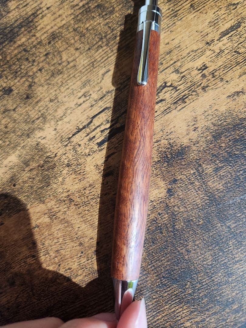 工房楔　花梨縮杢　虎杢ルーチェペン