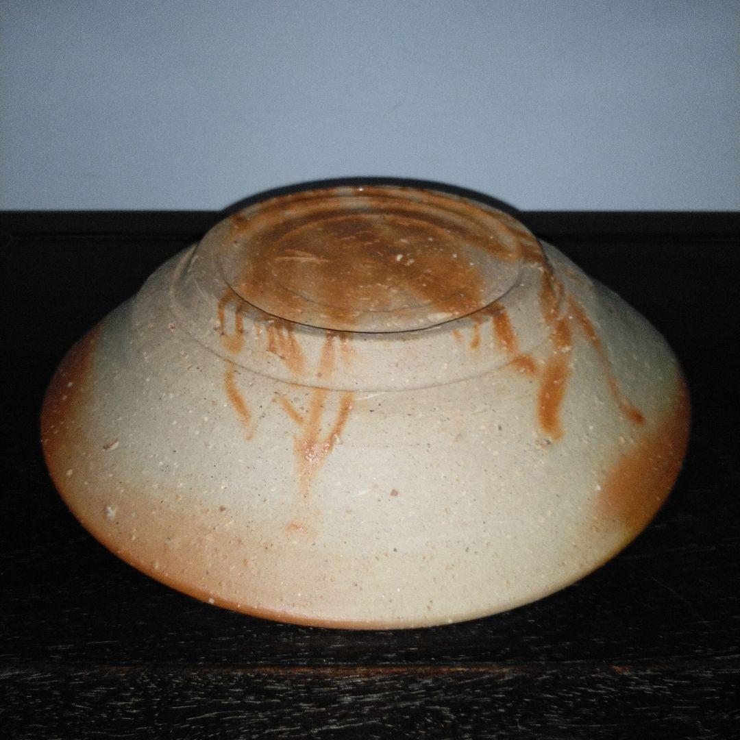 NO545 備前焼の器　人間国宝　伊勢﨑淳　陶印