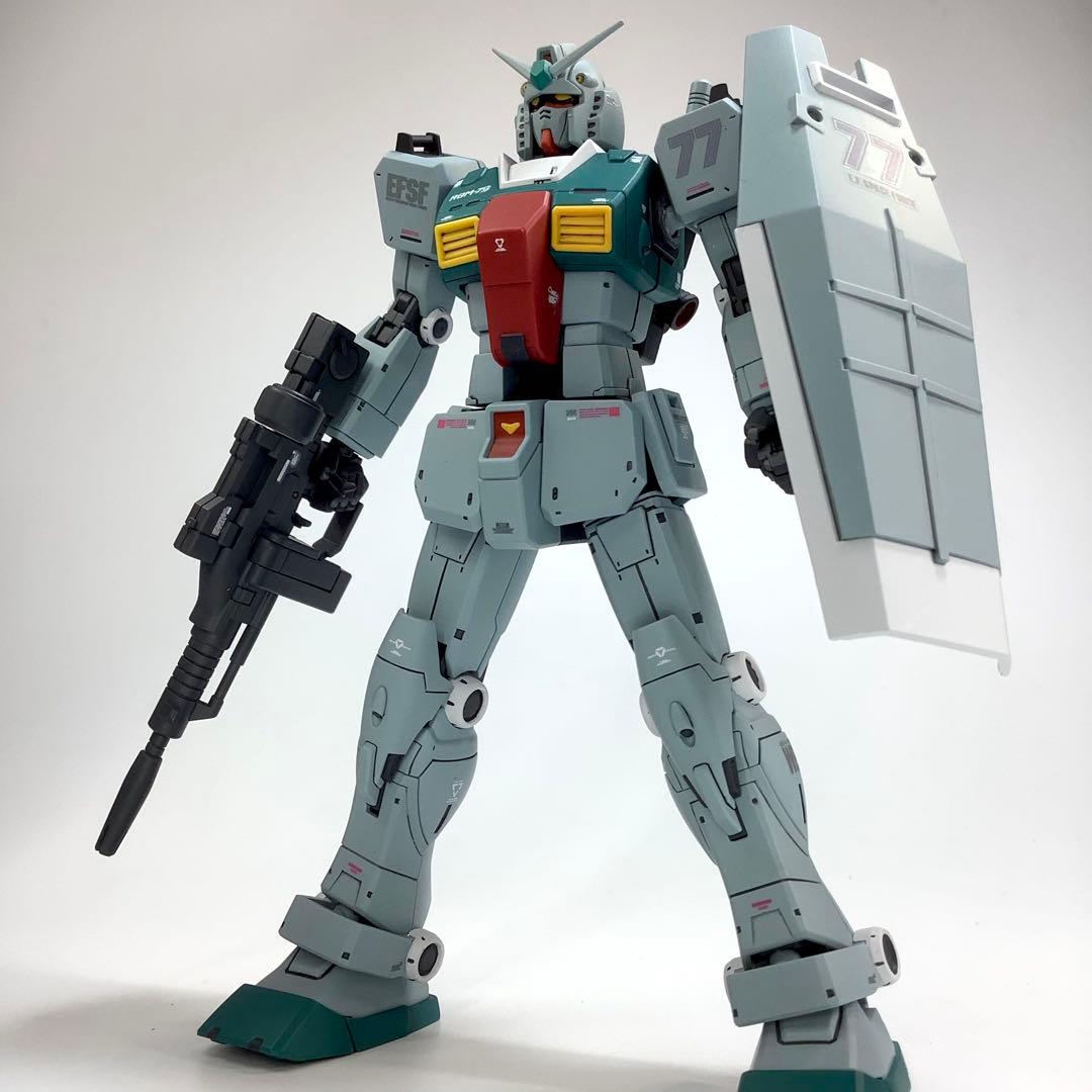 プレバン限定 HG RGM-79 スレッガー専用ジム 塗装済完成品