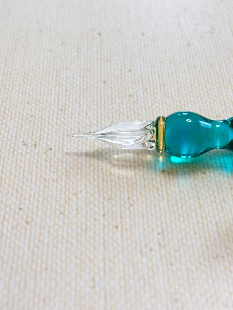 ガラスペンふわり　つのだゆき　ガラス工房YUKI ガラスペン