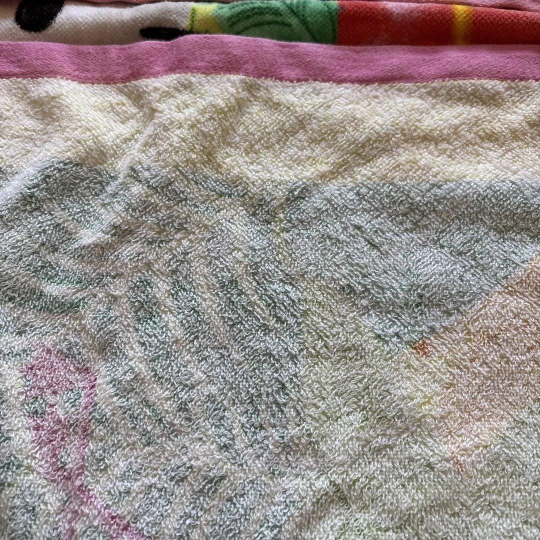 Hello Kitty タオルケット トロピカル　フラミンゴデザイン