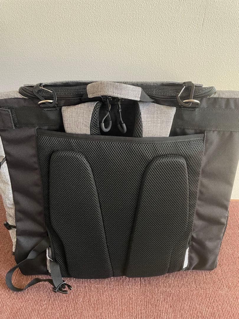 エアバギー　3WAYバッグパック　リュク　ワイドサイズ　クールグレー