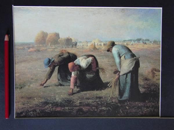 ミレー、落穂ひろい、希少、高級額付、落札代金のみ付
