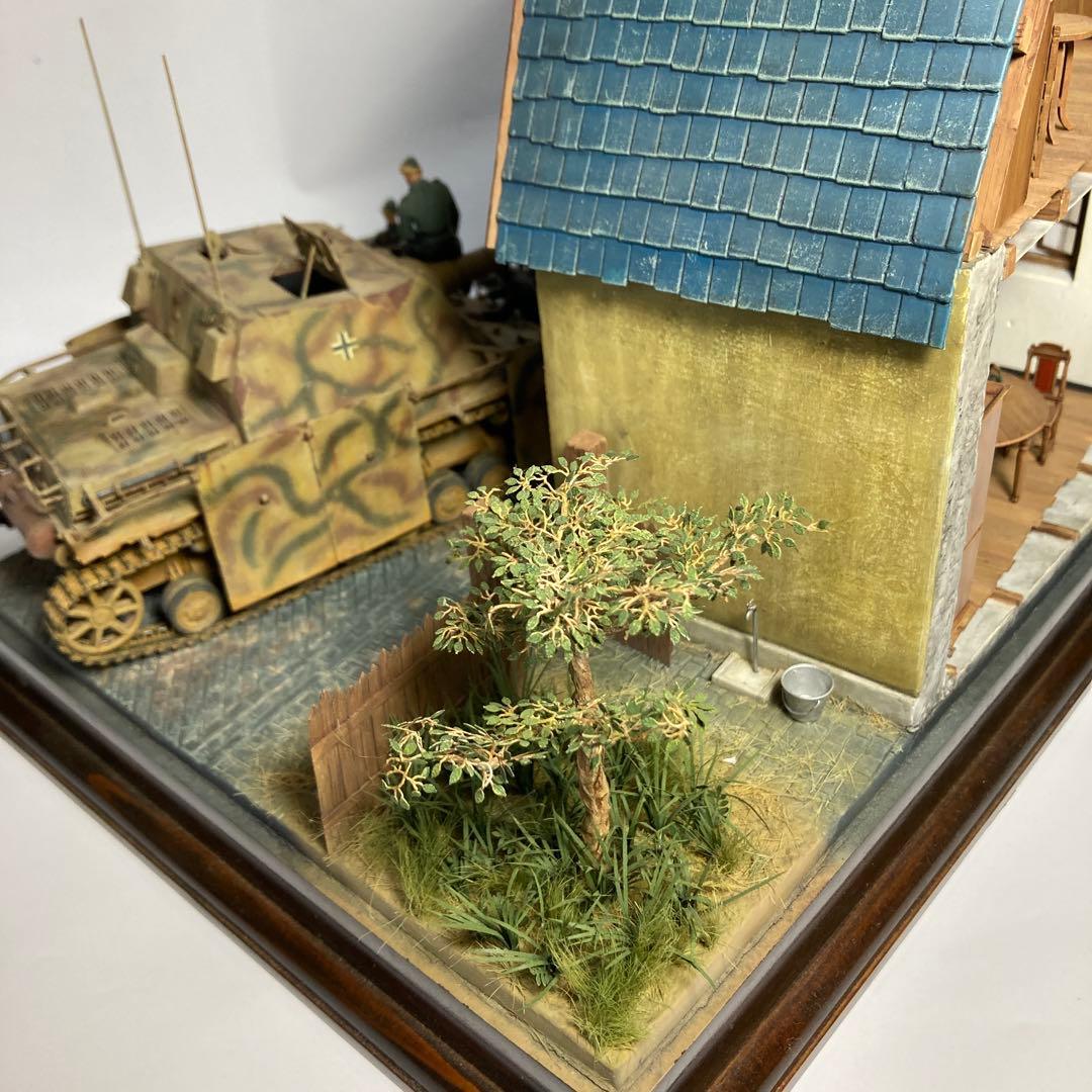 戦場ディオラマ模型完成品1/35『誰も来ない演奏会』