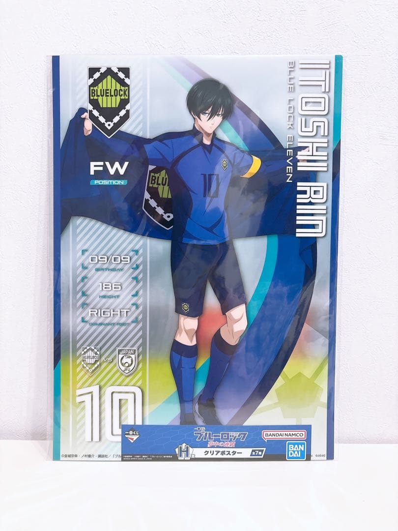 ブルーロック フィギュア A3クリアポスターまとめ売り