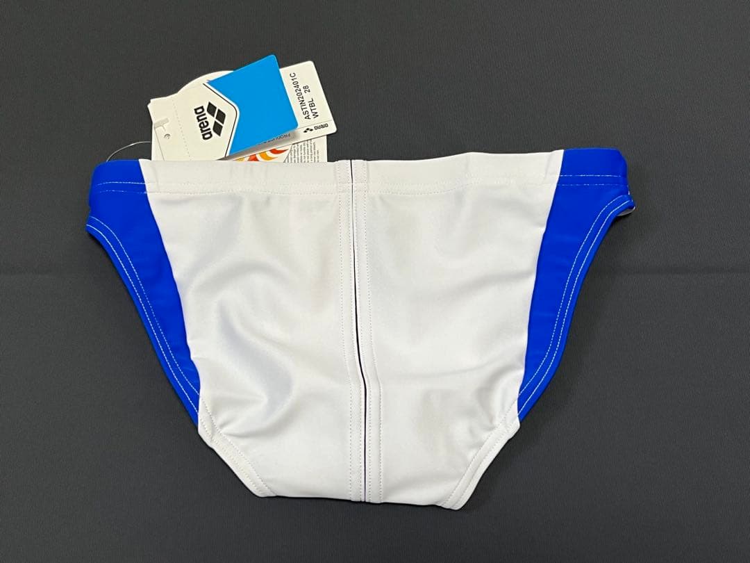 新品 arena 水着 白x青 28