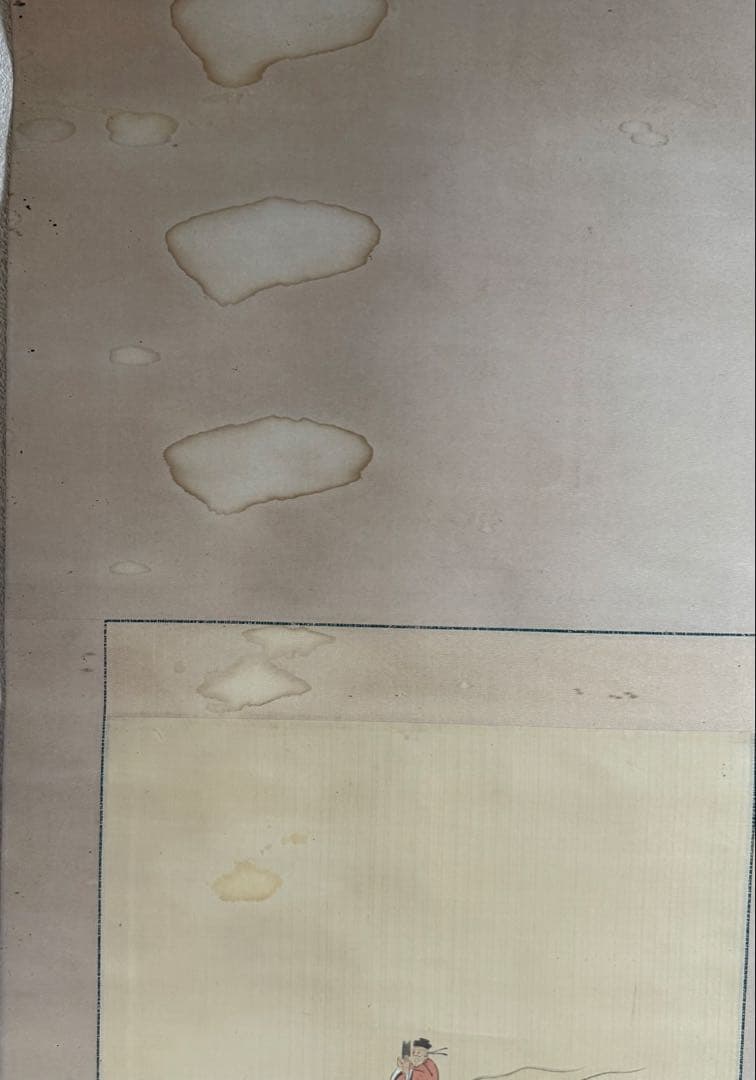 三長老　絹本肉筆　落款あり　古美術　掛軸　送料込み250617