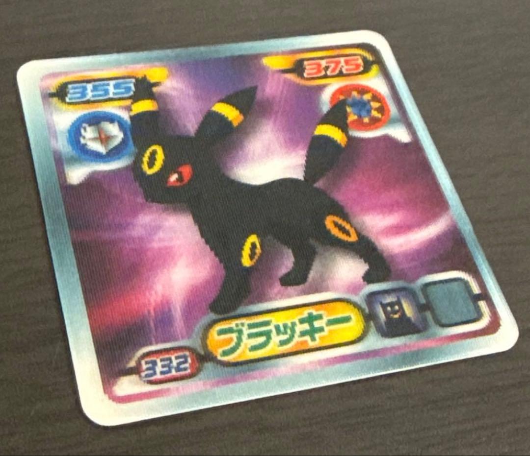 ポケモン ブラッキー 最強シール烈伝 3D チェンジング レンチキュラー カード