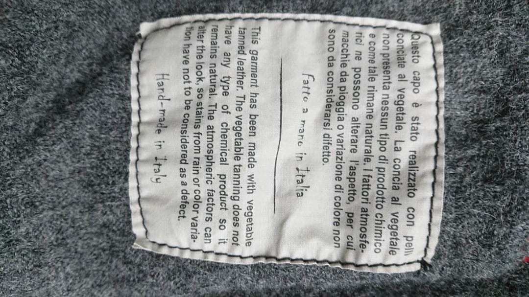 Giorgio Brato 赤 レザー シングルライダースジャケット