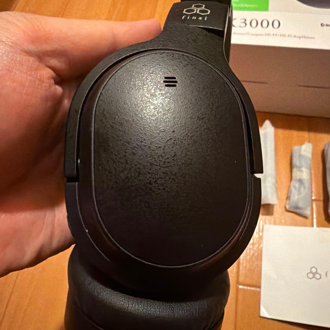 final UX3000 ワイヤレスヘッドフォン ブラック