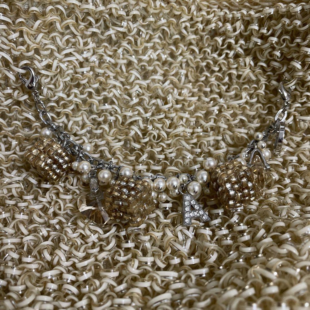 アンテプリマ ワイヤーバッグ ゴールド チャーム付き