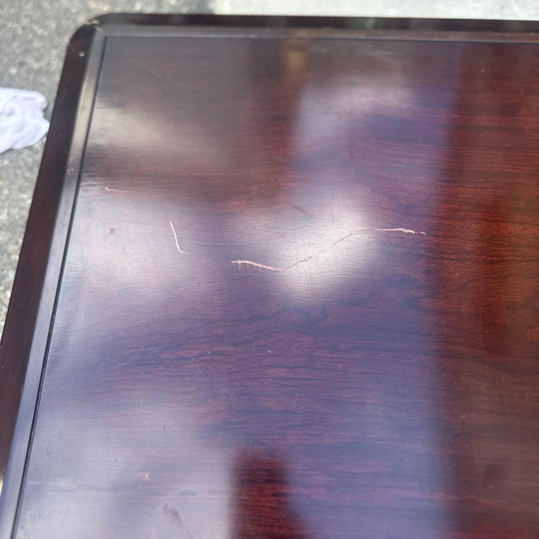 ダークブラウン木製座卓