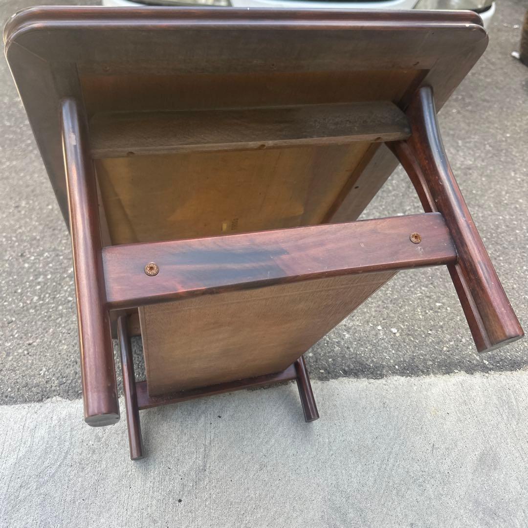 ダークブラウン木製座卓