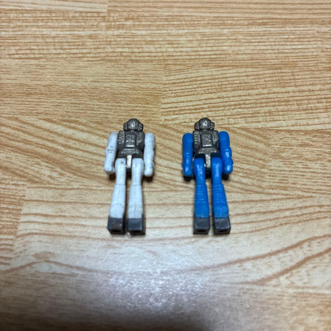 ダイアクロン 隊員 人形 ホワイト/ブラック,ブルー/ブラック 2体セット