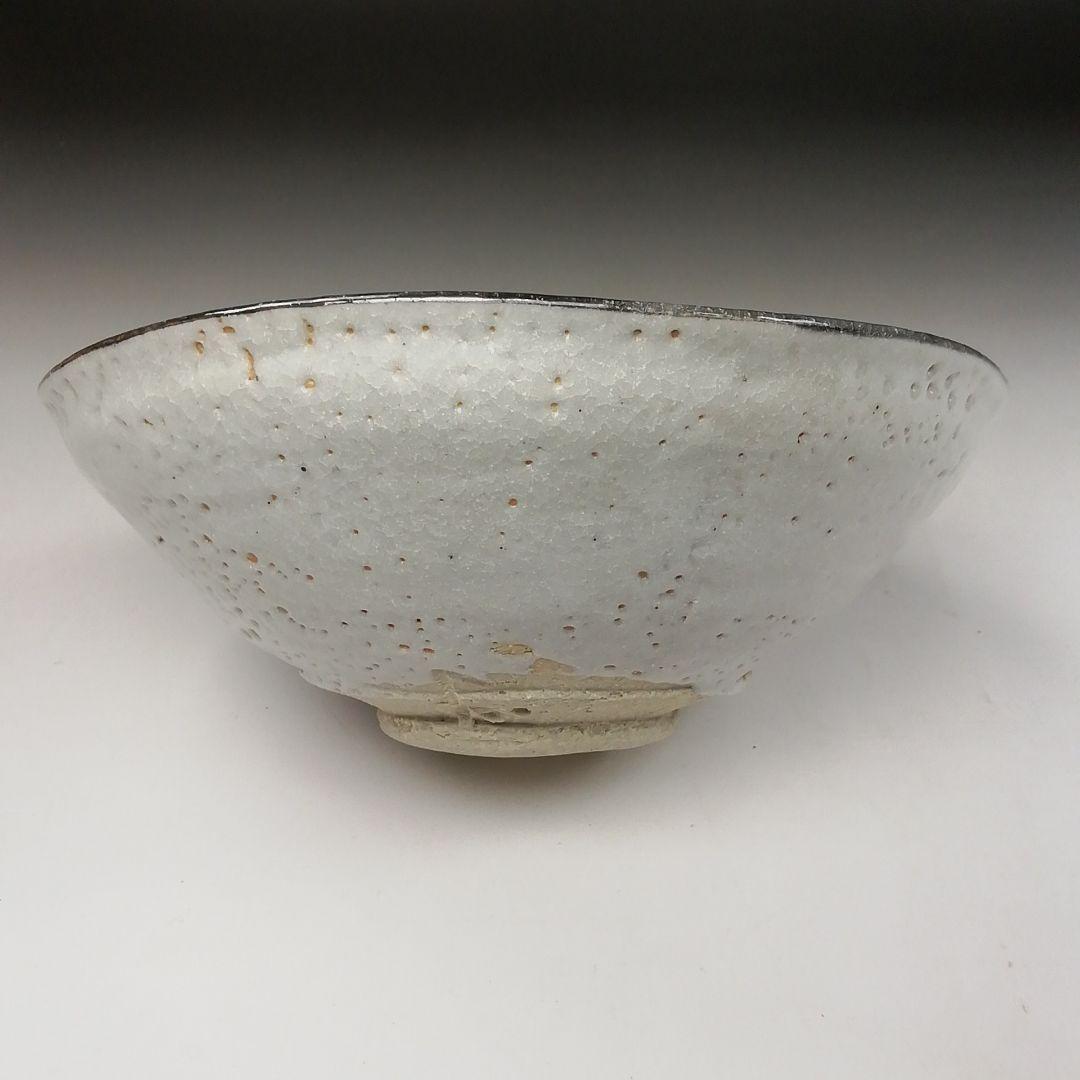 Ｔ９０　茶碗　『志野　平茶碗』『山口正悟』　共箱　抹茶碗　茶道具