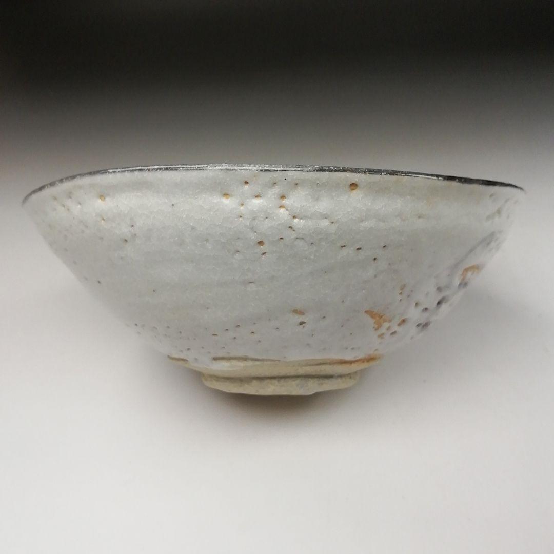 Ｔ９０　茶碗　『志野　平茶碗』『山口正悟』　共箱　抹茶碗　茶道具