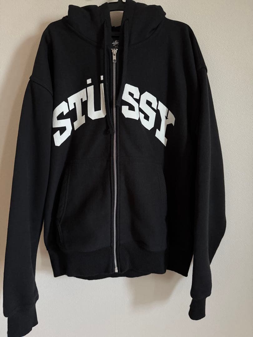 STUSSY BLOCK SPORT ZIP HOODIE ジップパーカー