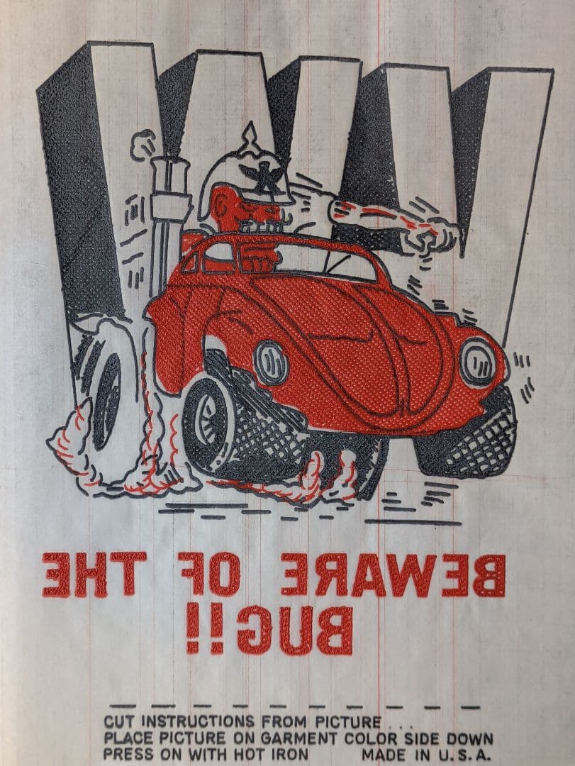 a*d様 ビンテージ 転写紙 アイロンプリント フォルクスワーゲン 古着 50s