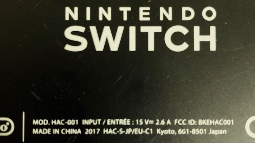 Nintendo Switch グレー 本体 ACアダプター、ドック付き