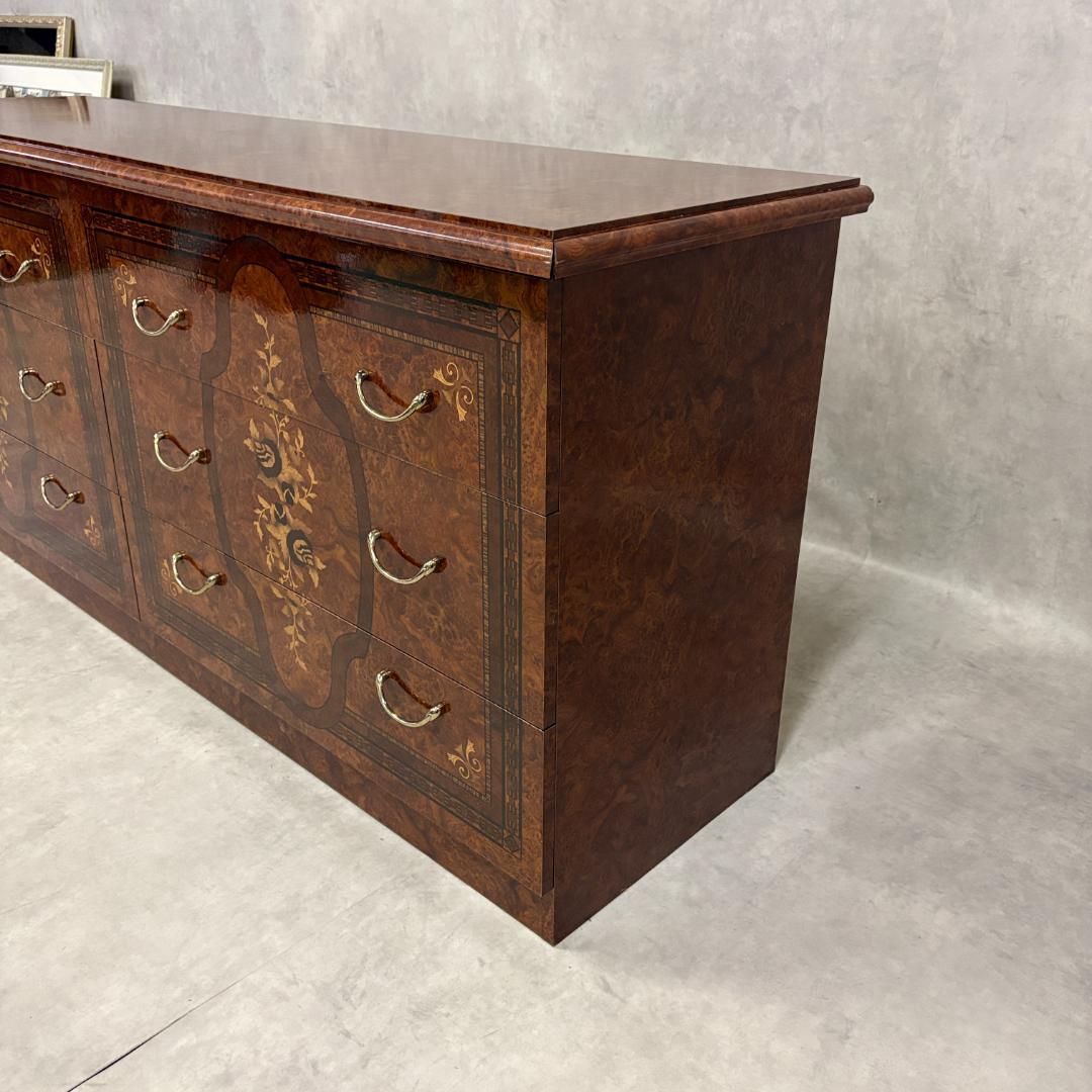 イタリア製 クラシック ワイドチェスト アンティーク調