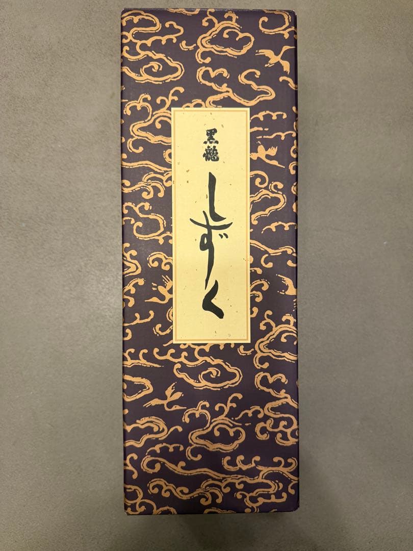 黒龍 しずく 720ml 15%