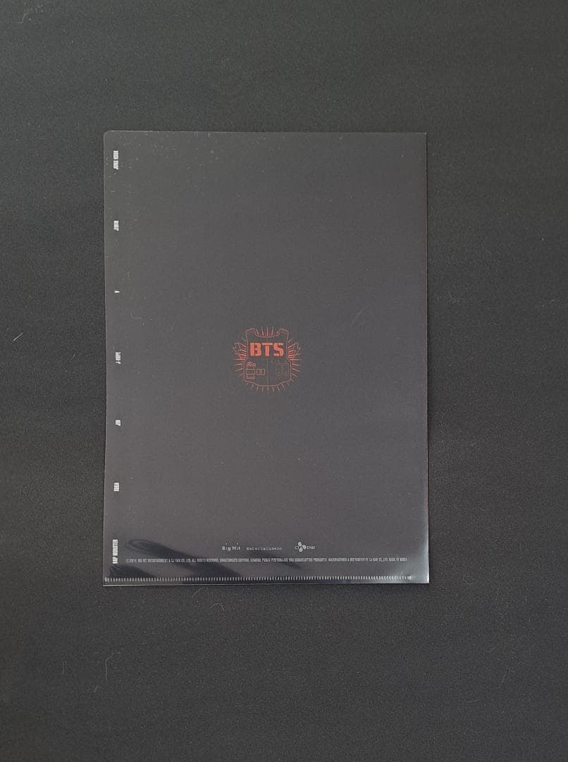BTS 公式 RM ミニポスター クリアフォルダー ラップモンスター 防弾少年団