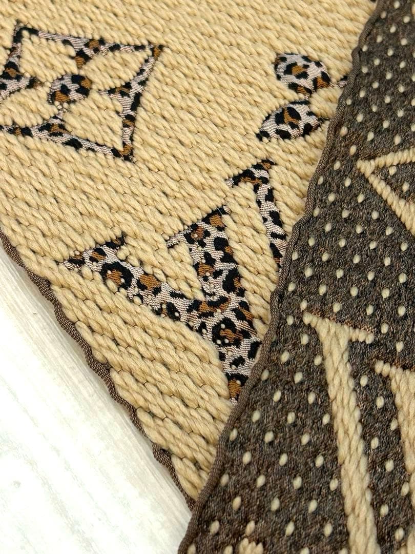 【限定】ルイヴィトンマフラーレオパードエシャルプジャイアントモノグラムジャングル