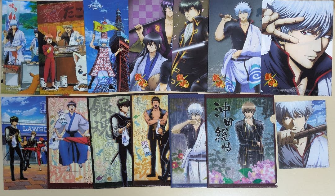 銀魂 クリアファイル クリアポスター まとめ売り