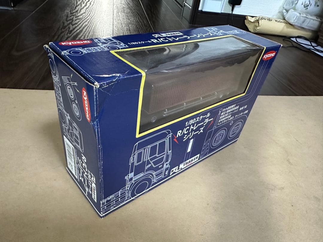 京商1/80 R/C プロフィア トレーラー 赤 リモコン付き