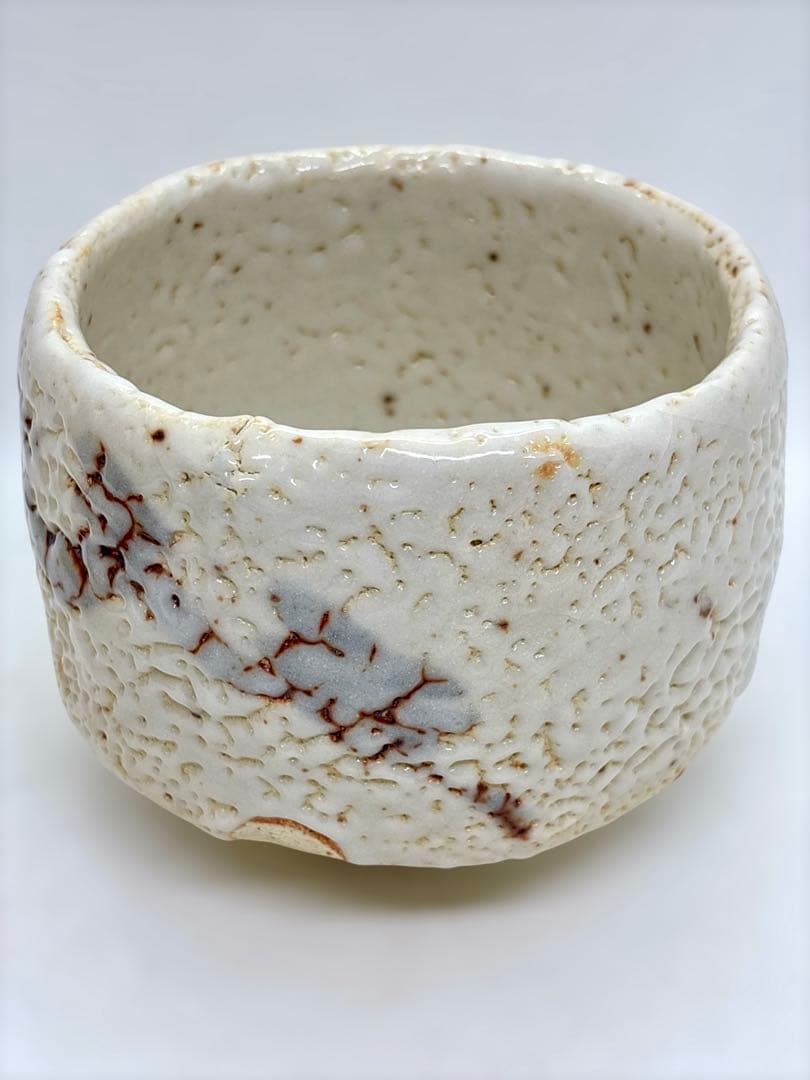 #志野焼 茶碗 芳月窯 加藤芳比古作　P-21