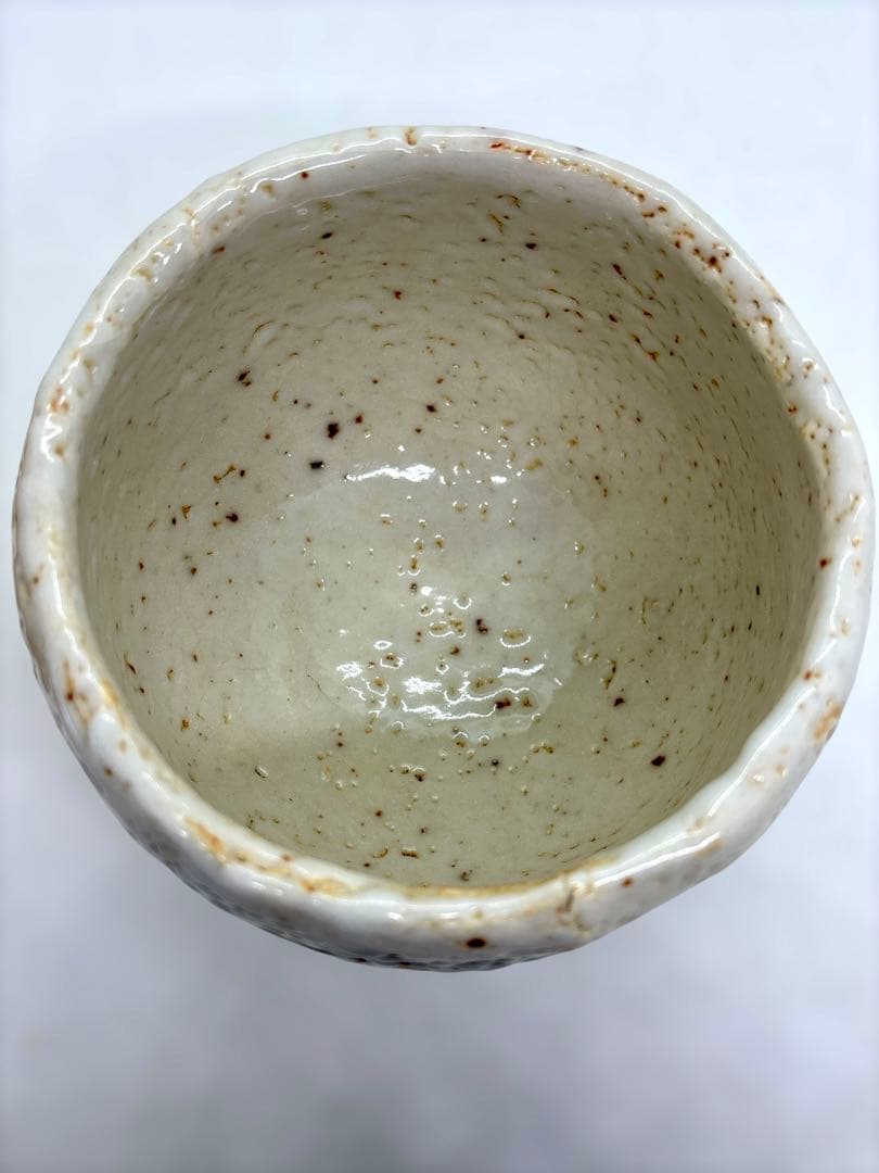 #志野焼 茶碗 芳月窯 加藤芳比古作　P-21