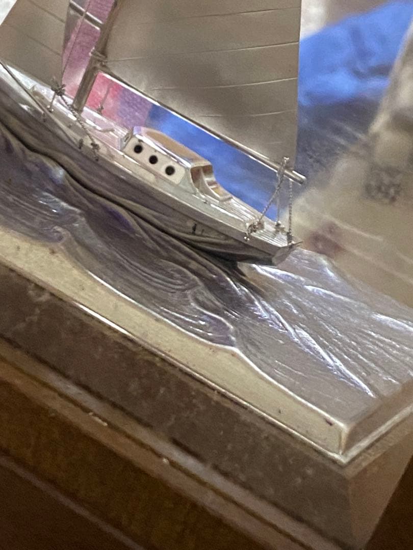 純銀製　TAKEHIKO ヨット　関武比古作