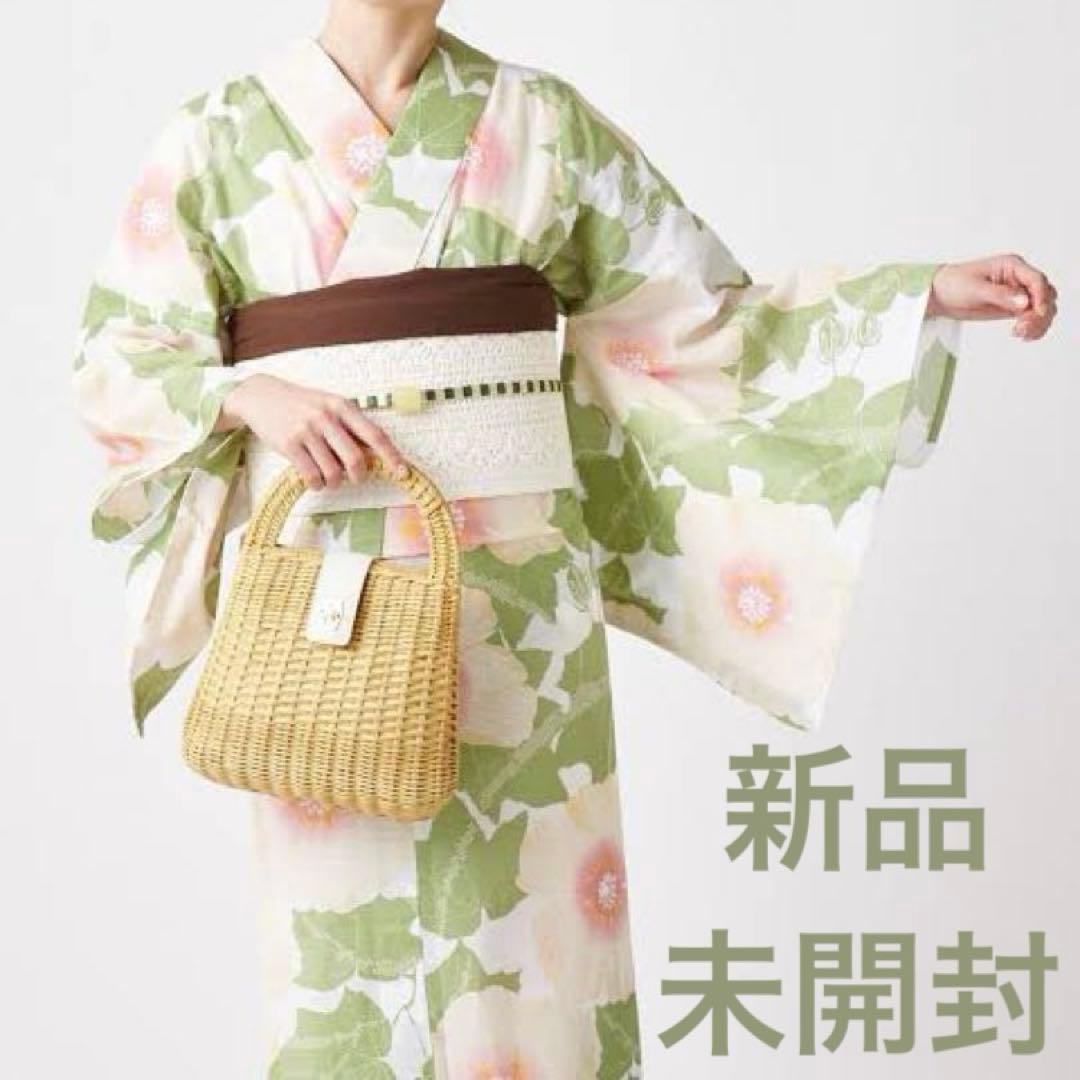新品未開封　単品 浴衣「夏芙蓉 」ふりふ 紫織庵　ゆかた