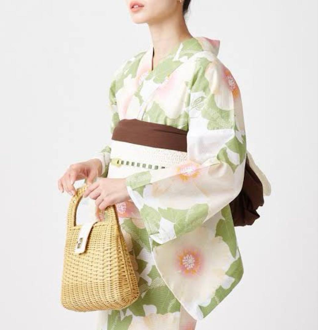 新品未開封　単品 浴衣「夏芙蓉 」ふりふ 紫織庵　ゆかた