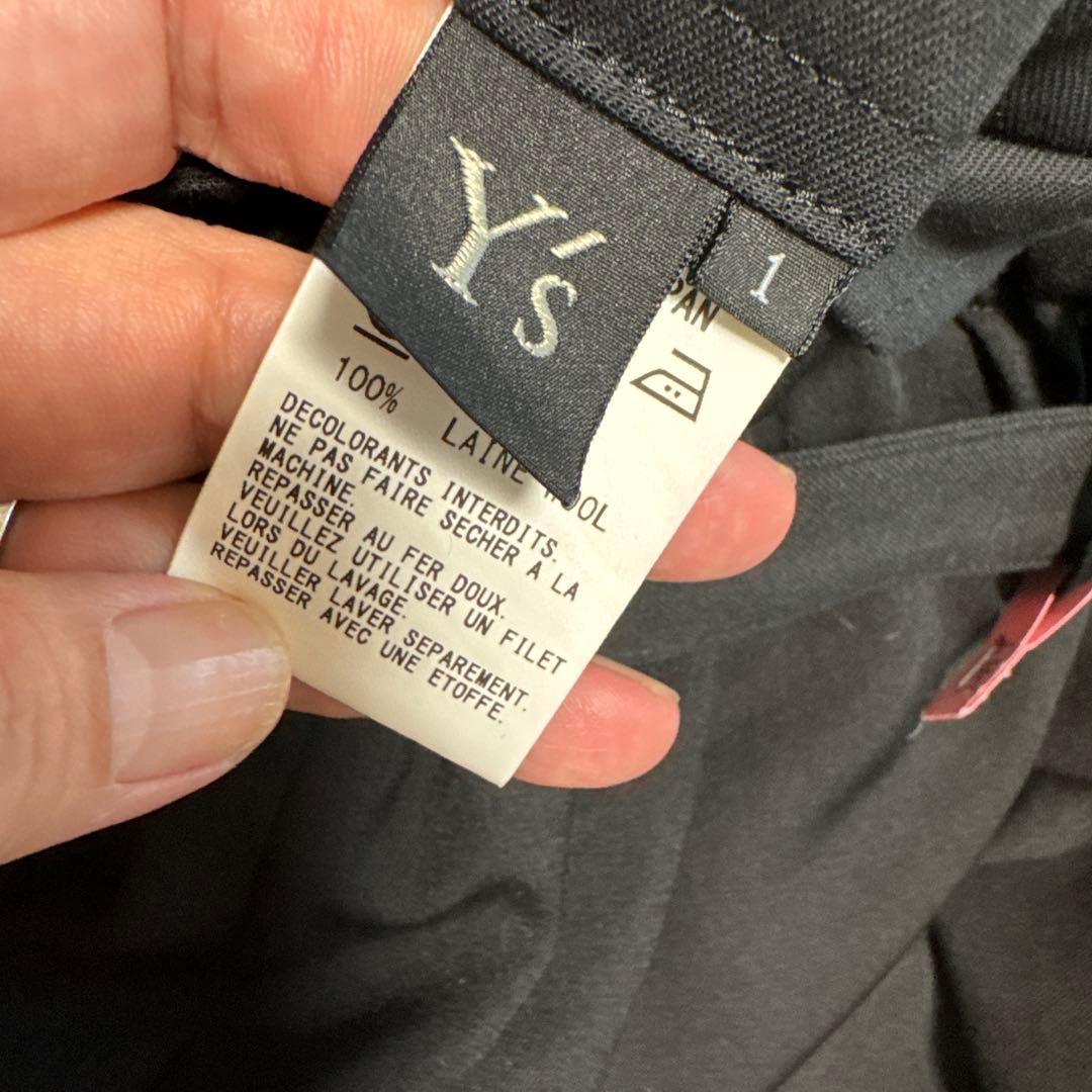 y's 黒のカーゴキュロット