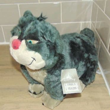 ディズニー【シンデレラ】ぬいぐるみ　ルシファー(16\")&ブルーノ(17\")