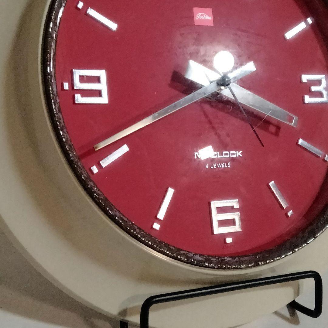 【動作品】東芝 TOSHIBA 掛け時計 アナログ レトロ アンティーク 希少品