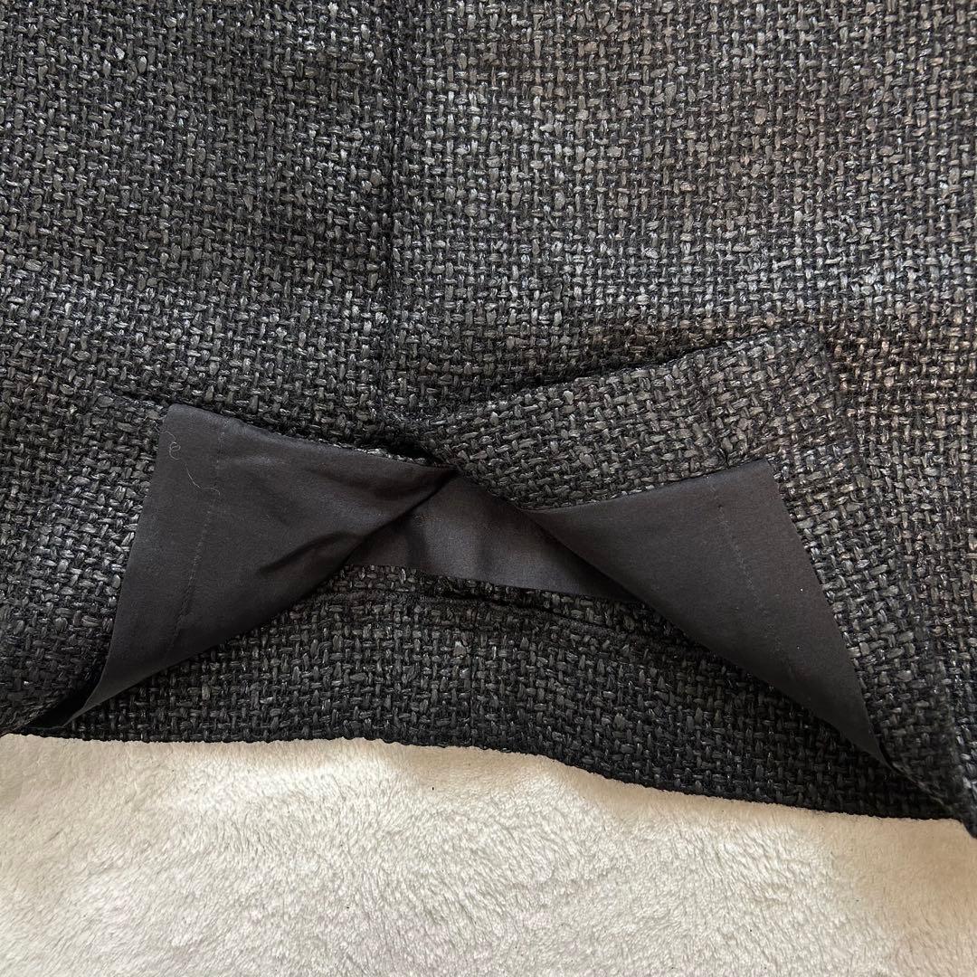 CHANEL シャネル ココマーク ウール×ポリウレタン スカート サイズ38