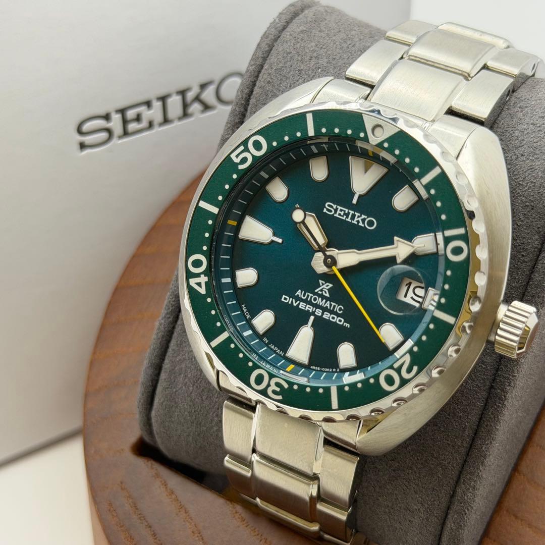【希少】セイコー　プロスペックス　ダイバー　SBDY083 グリーン　箱付