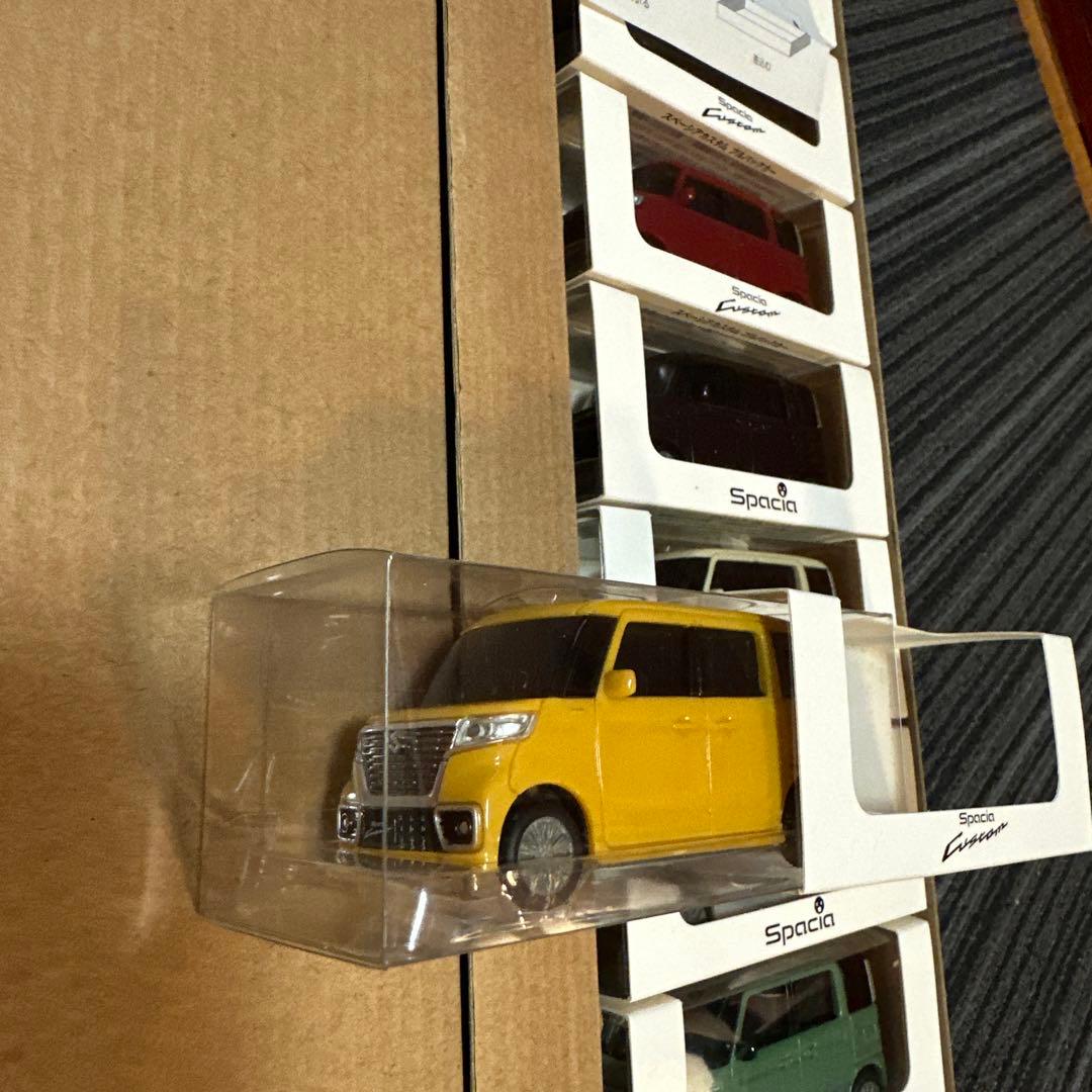⭕️スズキ　非売品　13台セットスペーシア＆スペーシアカスタム　プルバックミニカー