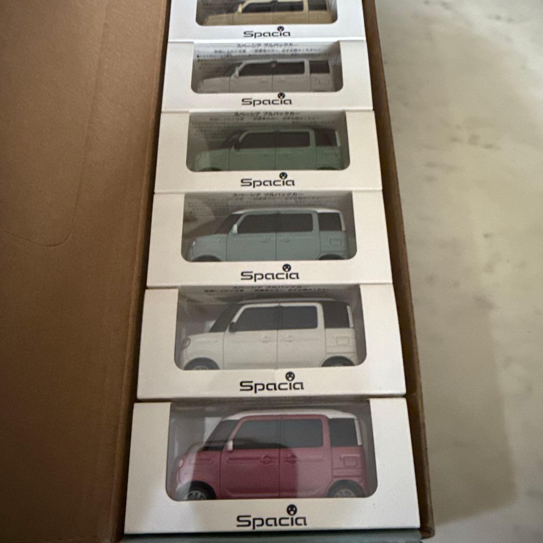 ⭕️スズキ　非売品　13台セットスペーシア＆スペーシアカスタム　プルバックミニカー