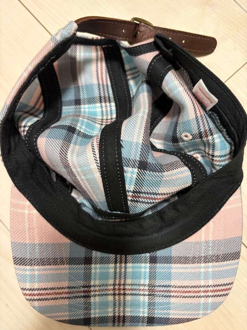 帽子 Supreme Lochcarron Camp Cap \"Pink Plaid\"