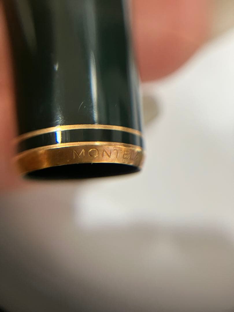 MONT BLANC 万年筆 ２点 おまとめ レトロ 青色 緑色 モンブラン