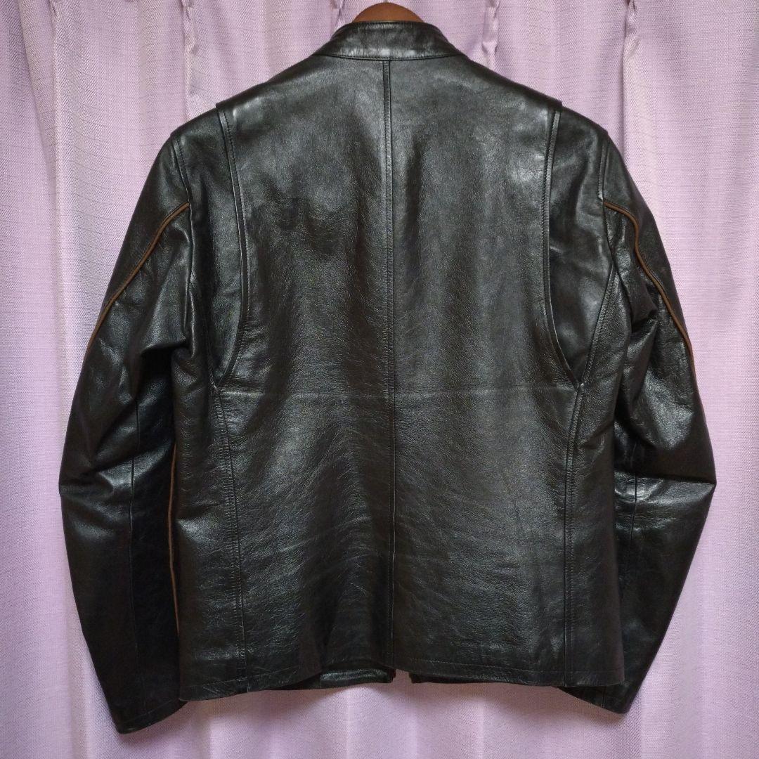 ハロルズギア　ホースハイド　シングルライダースジャケット