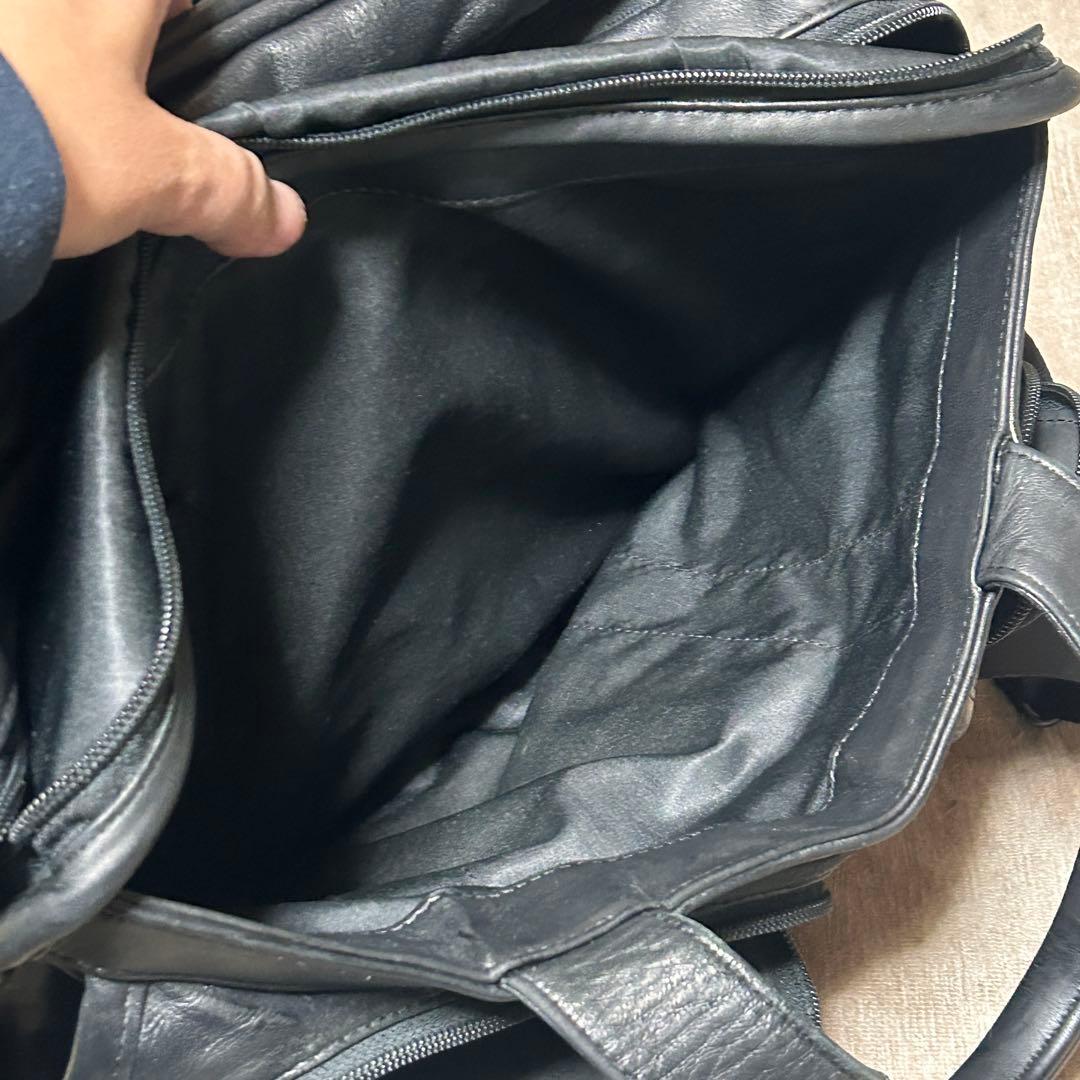 美品　TUMI ALPHA エクスパンダブル ナッパレザー　96141DH